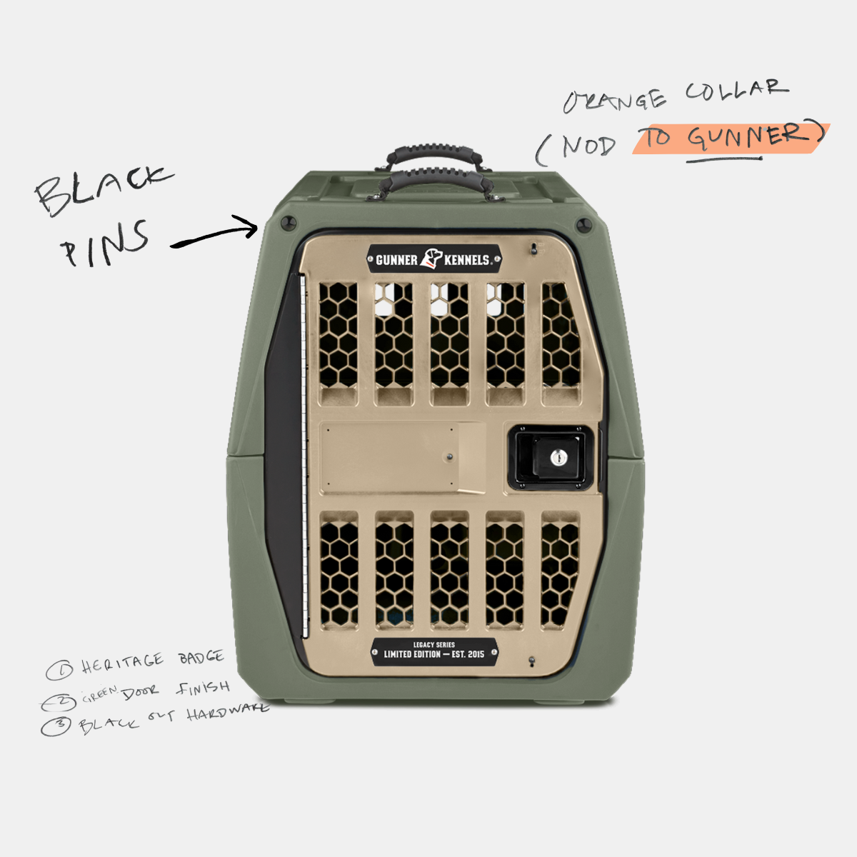 G1™ KENNEL - LEGACY SERIES GREEN