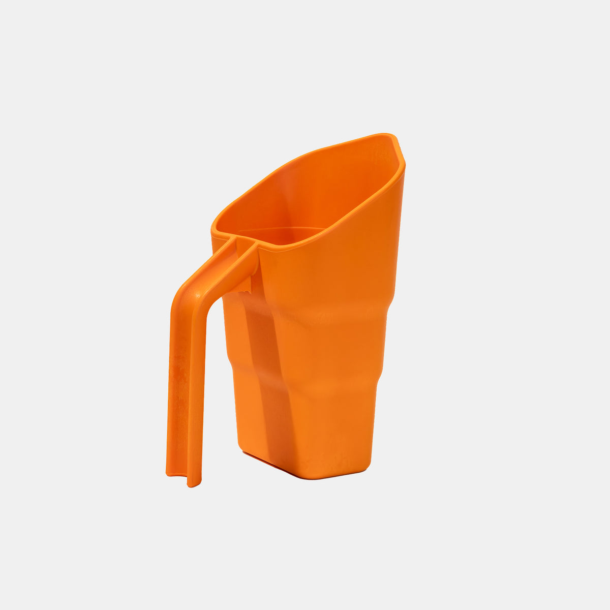 Bright orange GUNNER FOOD SCOOP BLAZE ORANGE measuring scoop with a vertical, ergonomic handle.