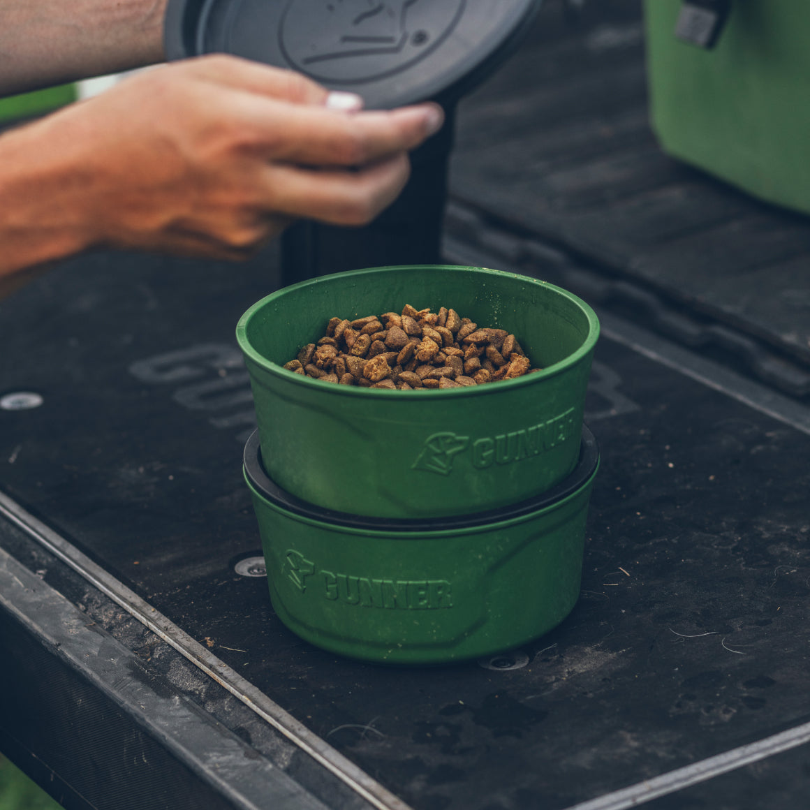 GUNNER DOG BOWL - DUCK GREEN