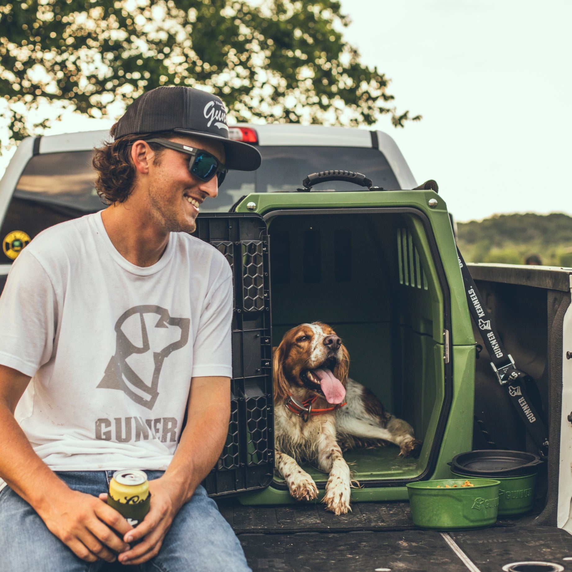 GUNNER DOG BOWL - DUCK GREEN