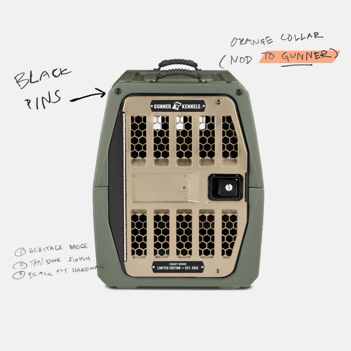 G1™ KENNEL - LEGACY SERIES GREEN