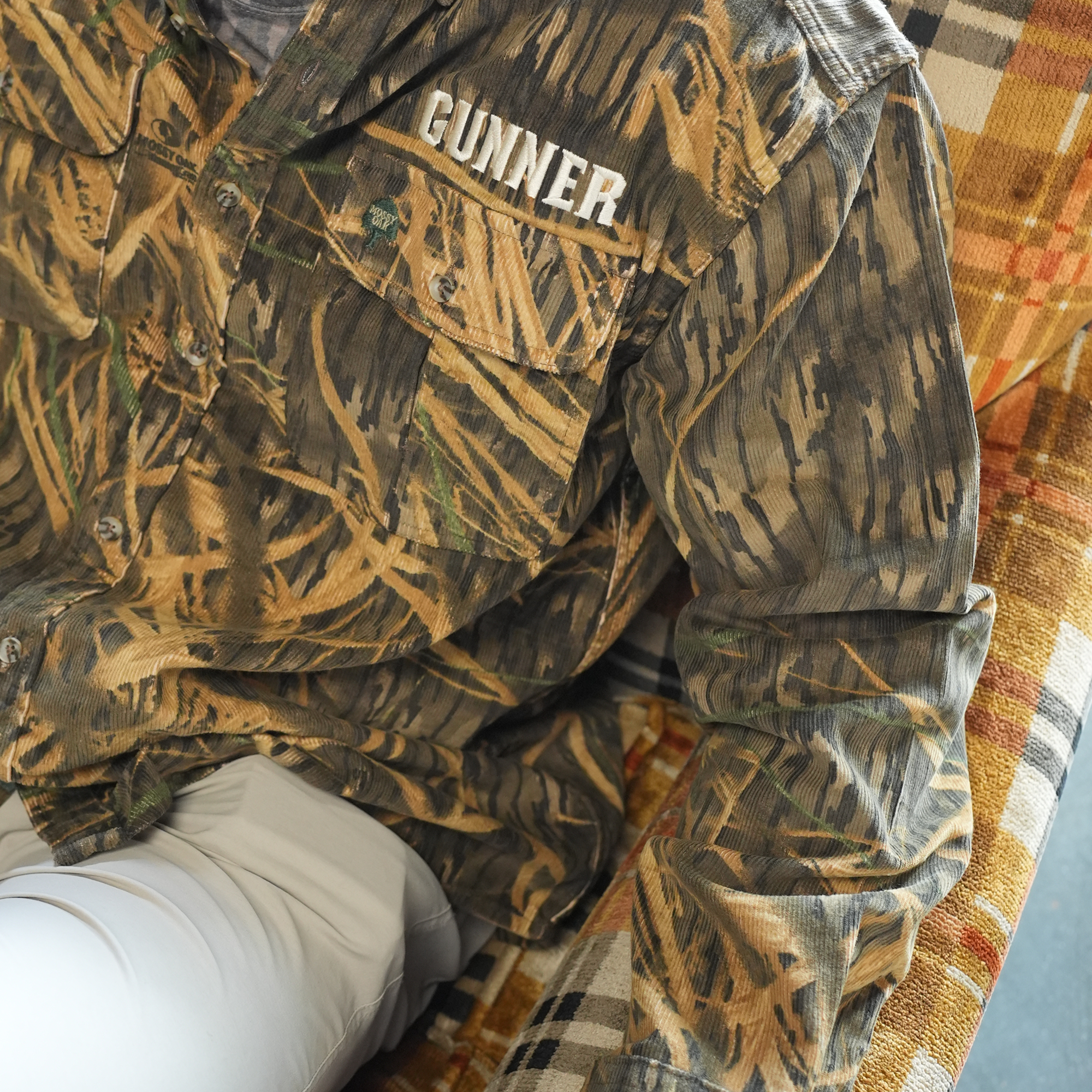 Late Season Long Sleeve Corduroy Mossy Oak OG Shadow Grass