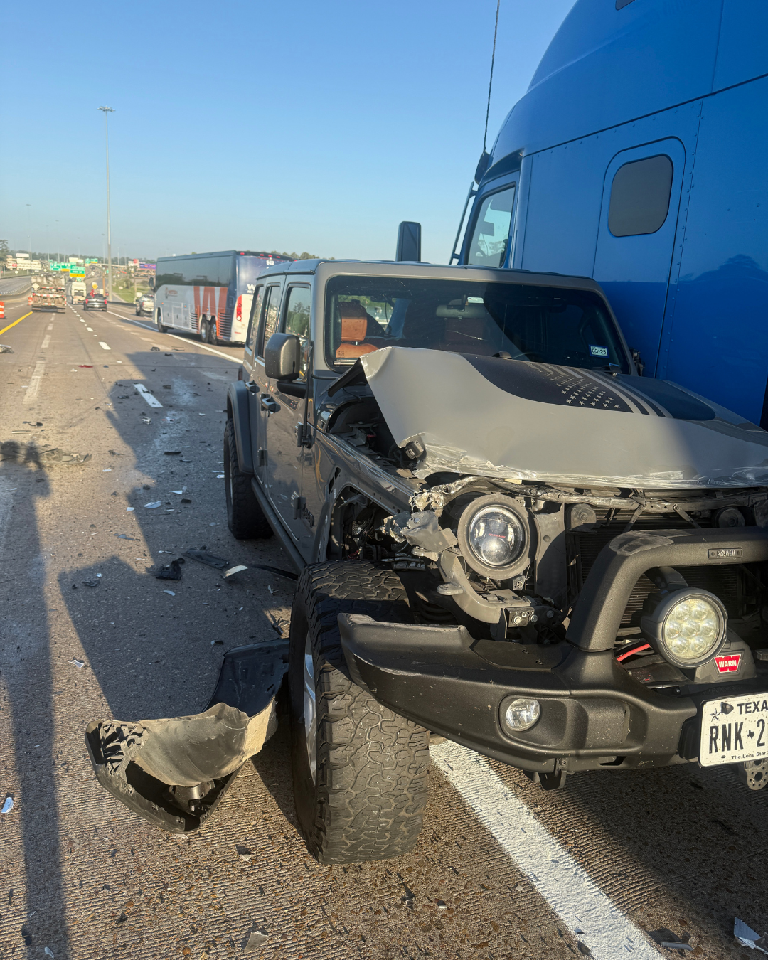 A Car Hit Me and I Spun Into an 18-Wheeler