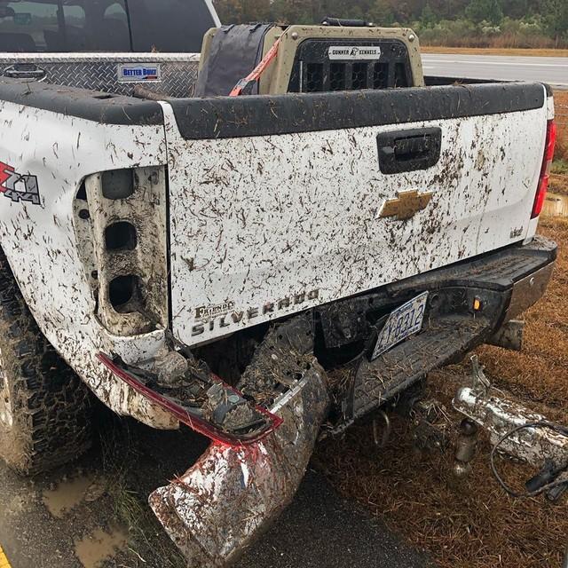 A Truck Hydroplaned Into Our Chevy Silverado