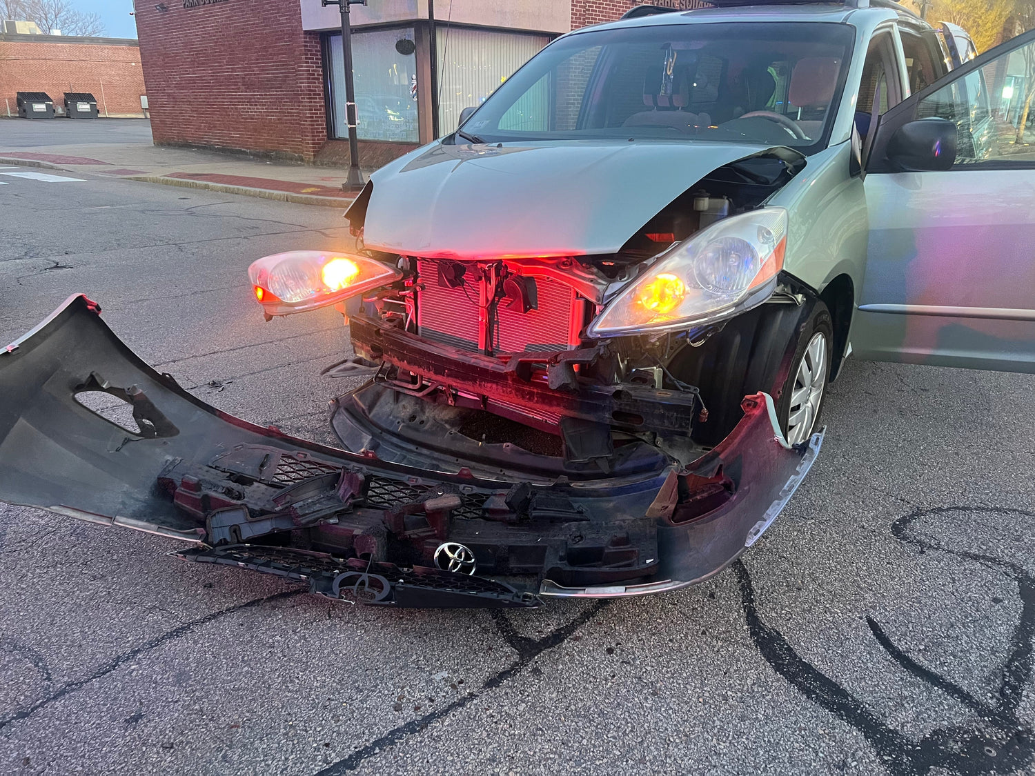 Dog Safe in Head-On Collision | #GunnerSaves