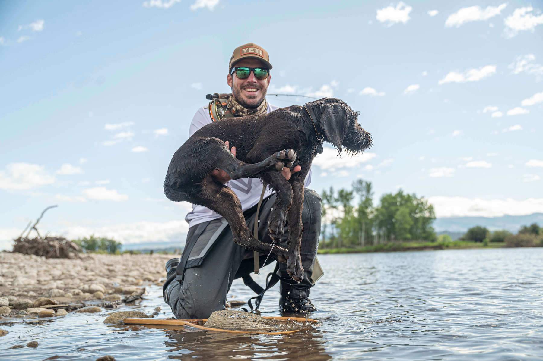 Fishing with your dog