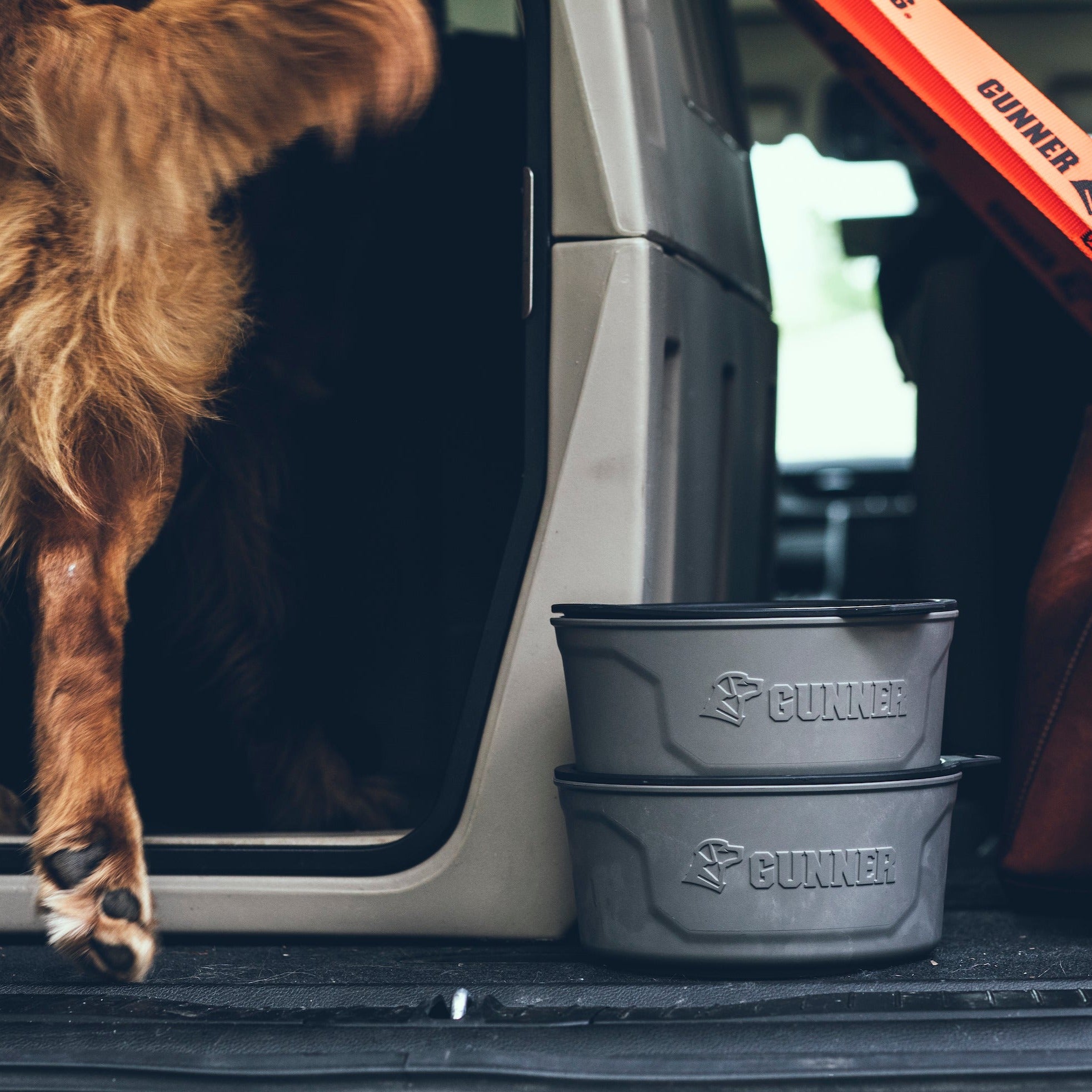 GUNNER DOG BOWL - GUNMETAL