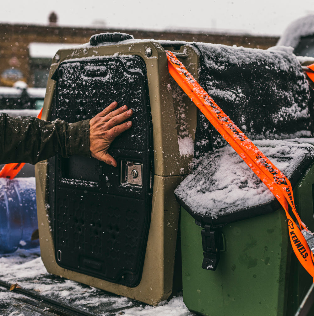 Cold Weather Door Dog Crate Door Cover GUNNER