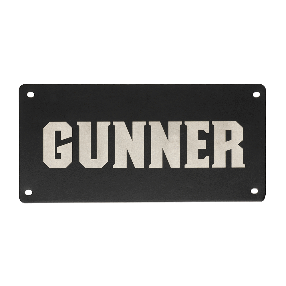 Personalized Kennel Name Plate | Dog Crate Accessories | GUNNER